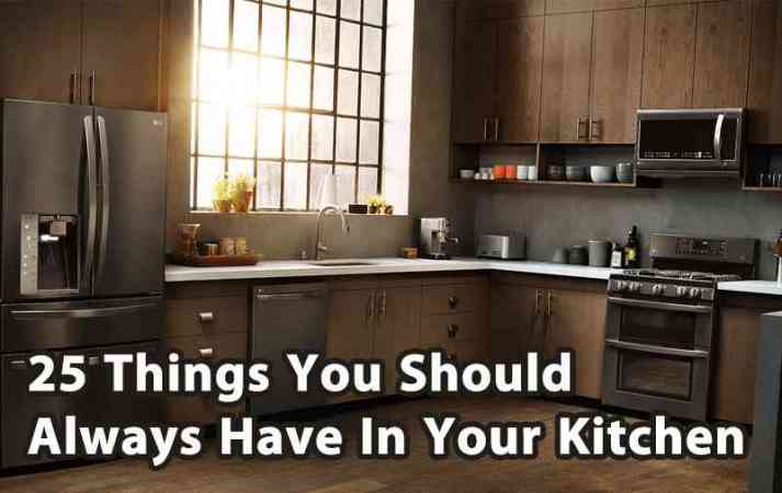Read more about the article 25 Must Haves in Your Kitchen