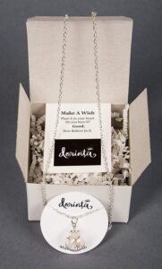 Dainty Dandelion necklace - gift boxes for womens birthday